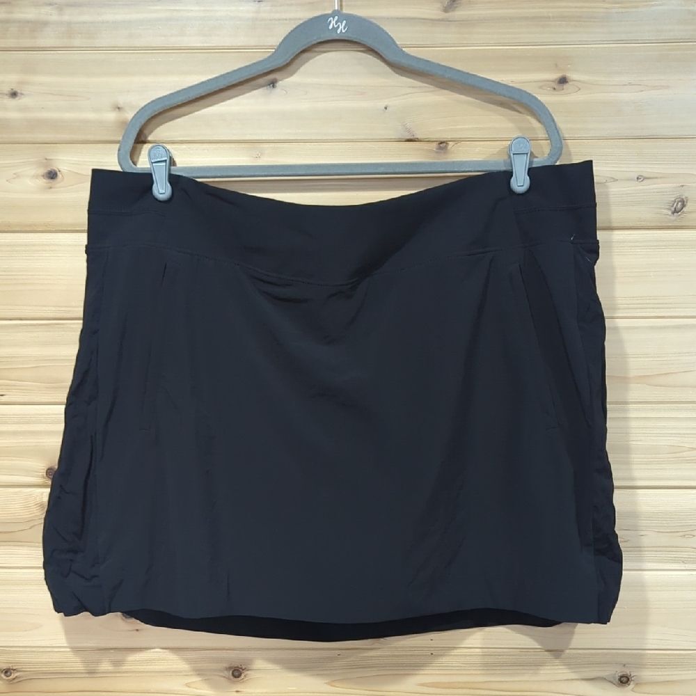 Athleta Skort Womens 22 Black Brooklyn Skort Active Athleisure 657678